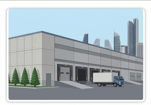 industrial real estate illustration