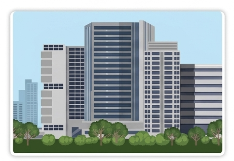 corporate real estate illustration